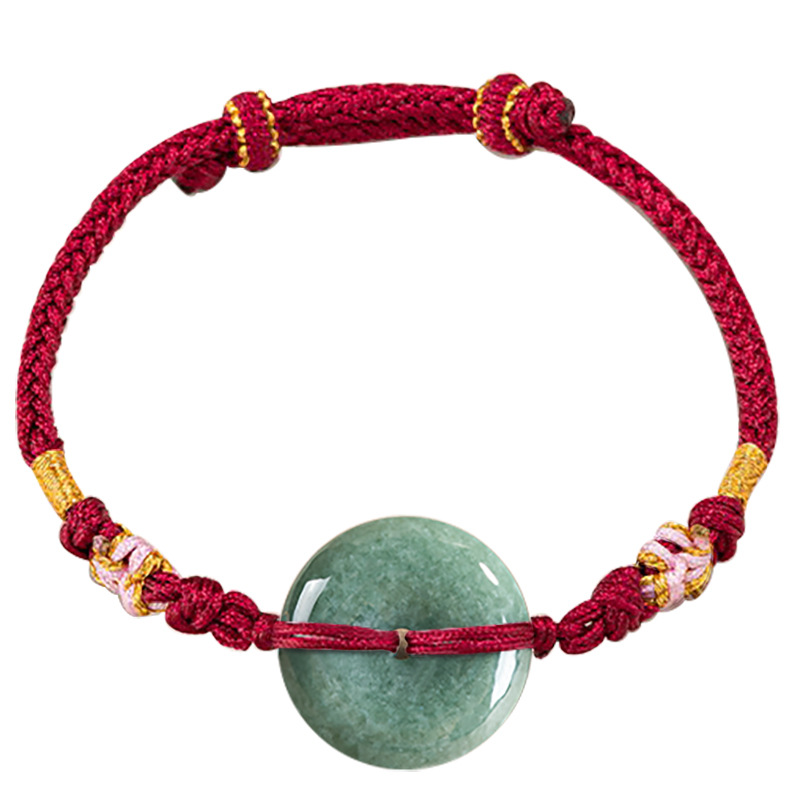 Cocktail Shaker Set - Groene Myanmar Jadeïet Donut Armband Designer